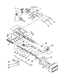 Motor and ice container