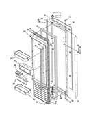 Refrigerator door