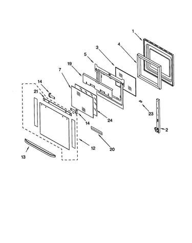 Oven door