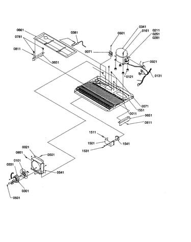 Machine compartments/muffler