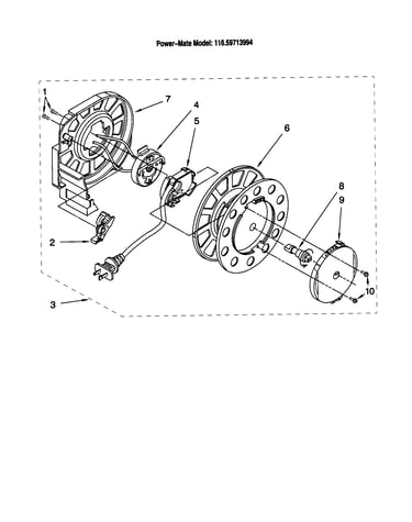 Power cord reel