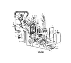 Hoover U5469-910 main body assembly diagram