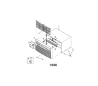 Kenmore 25379106990 cabinet front and wrapper diagram