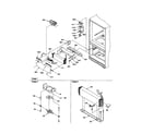 Amana BG21VC-P1325001WC evaporator/freezer control assembly diagram