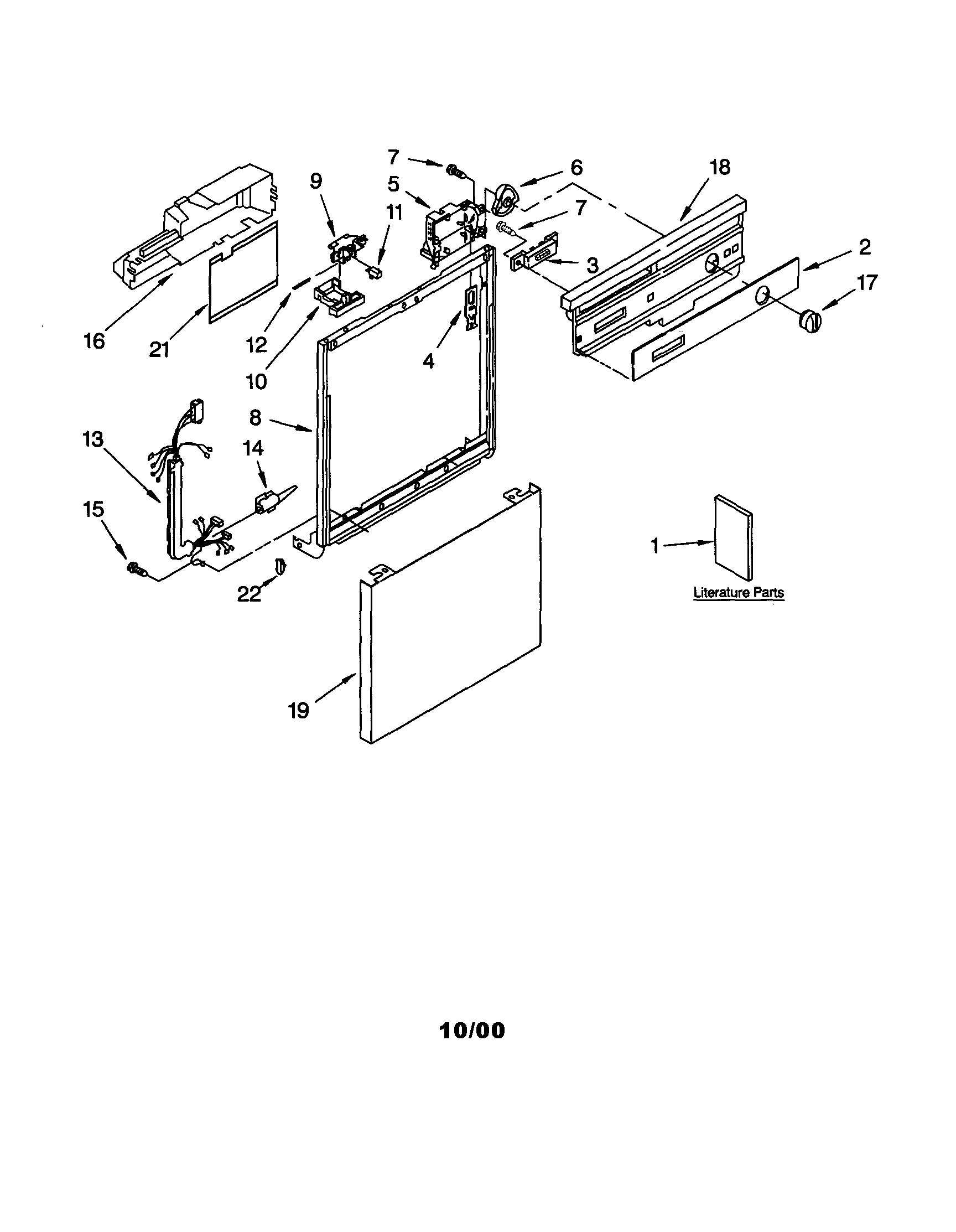 Frame and console