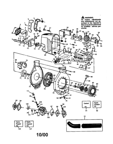 Weed eater assembly