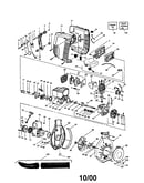 Gas blower assembly