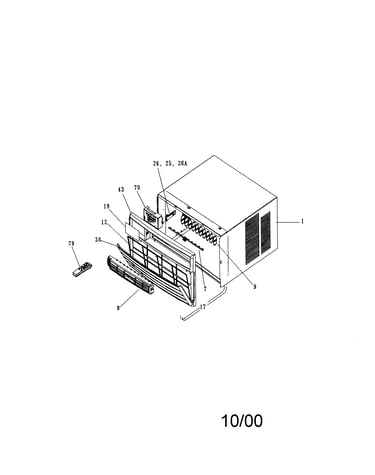 Cabinet front and wrapper