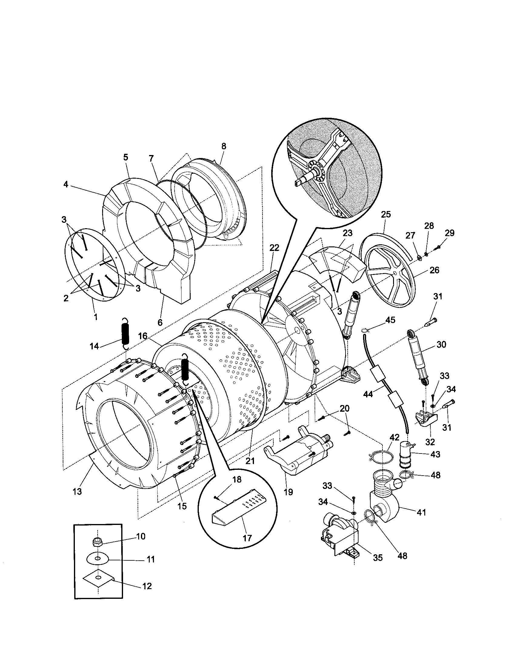 Drum/motor