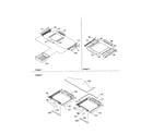 Kenmore 59669899001 shelving assembly diagram