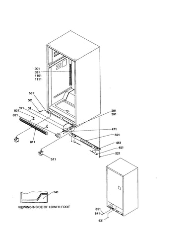 Ladders and lower compartment
