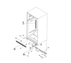 Amana DRT2102AW-PDRT2102AW0 ladders, lower cabinet diagram