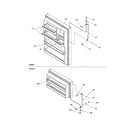 Amana DRT2102AC-PDRT2102AC0 door handles/door shelves diagram