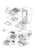 Interior cabinet/drain block