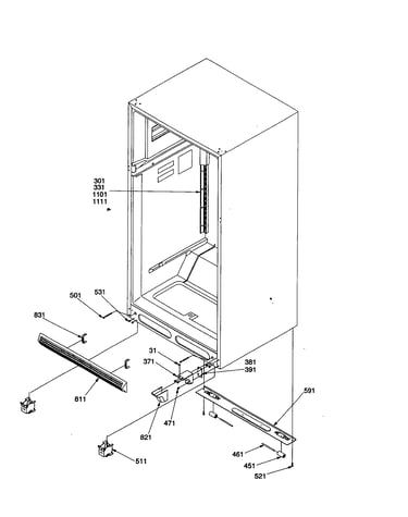 Ladders, lower cabinet