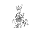 KitchenAid ML-42117 wash and drain pump unit diagram
