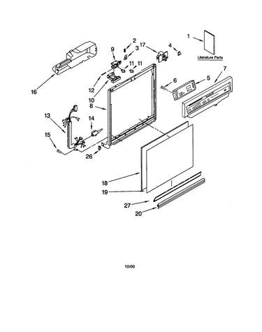 Frame and console