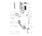 Eureka 4675AT rear-motor housing/motor diagram