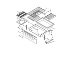 Kenmore 66575822002 drawer and broiler diagram