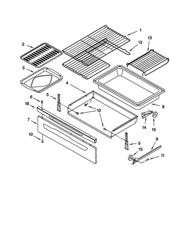 Drawer and broiler
