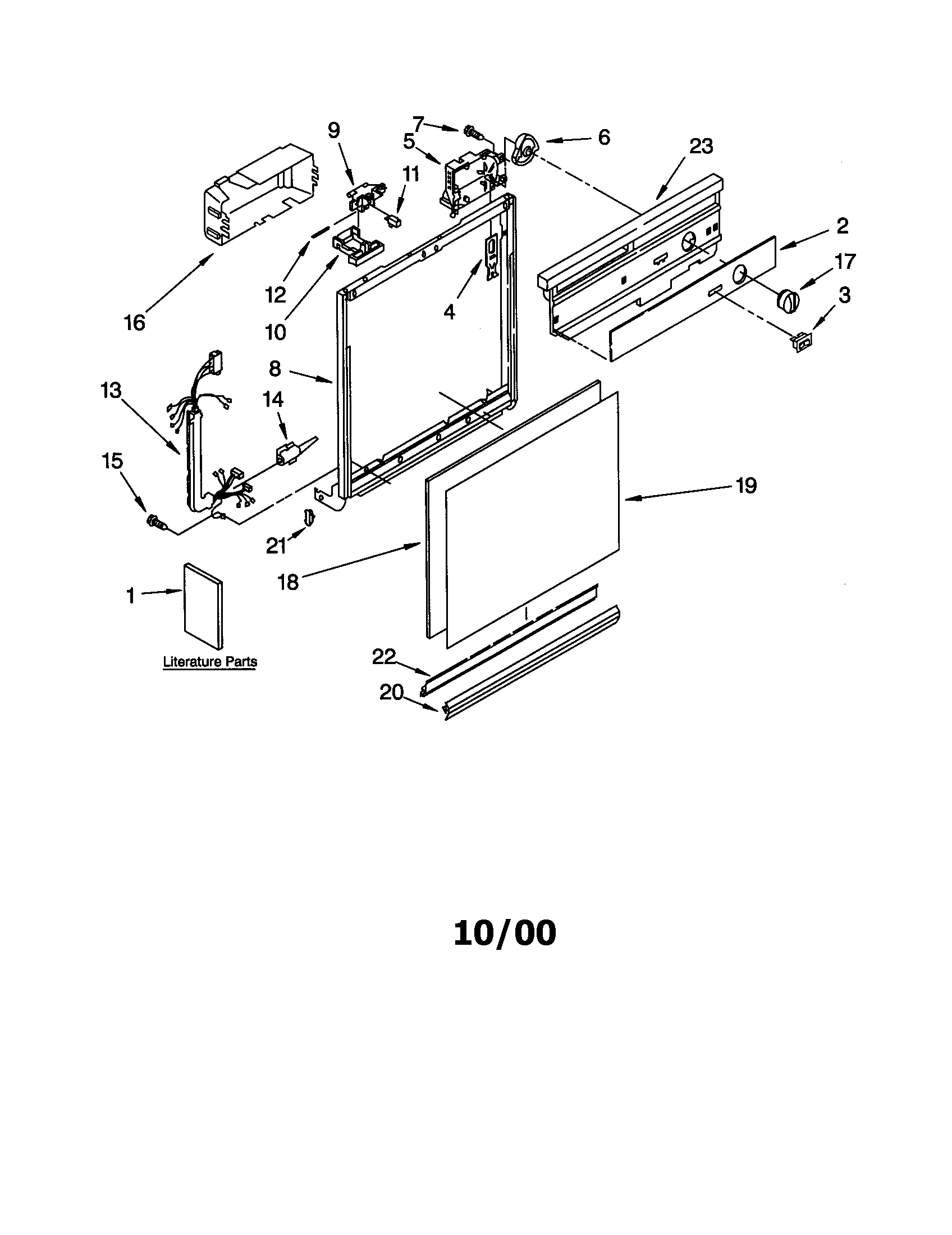 Frame and console