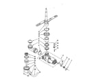 Whirlpool DU801DWGX2 pump and spray arm diagram