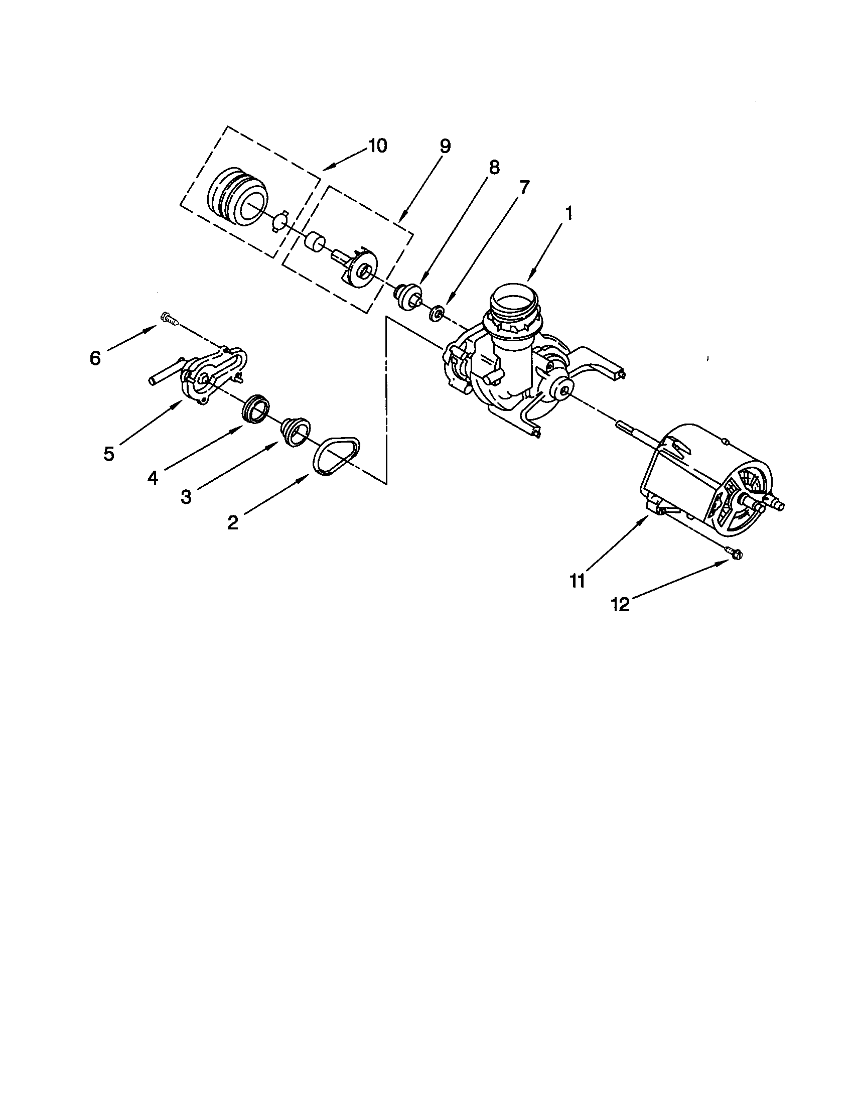Pump and motor