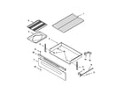 Kenmore 66575814002 drawer and broiler diagram