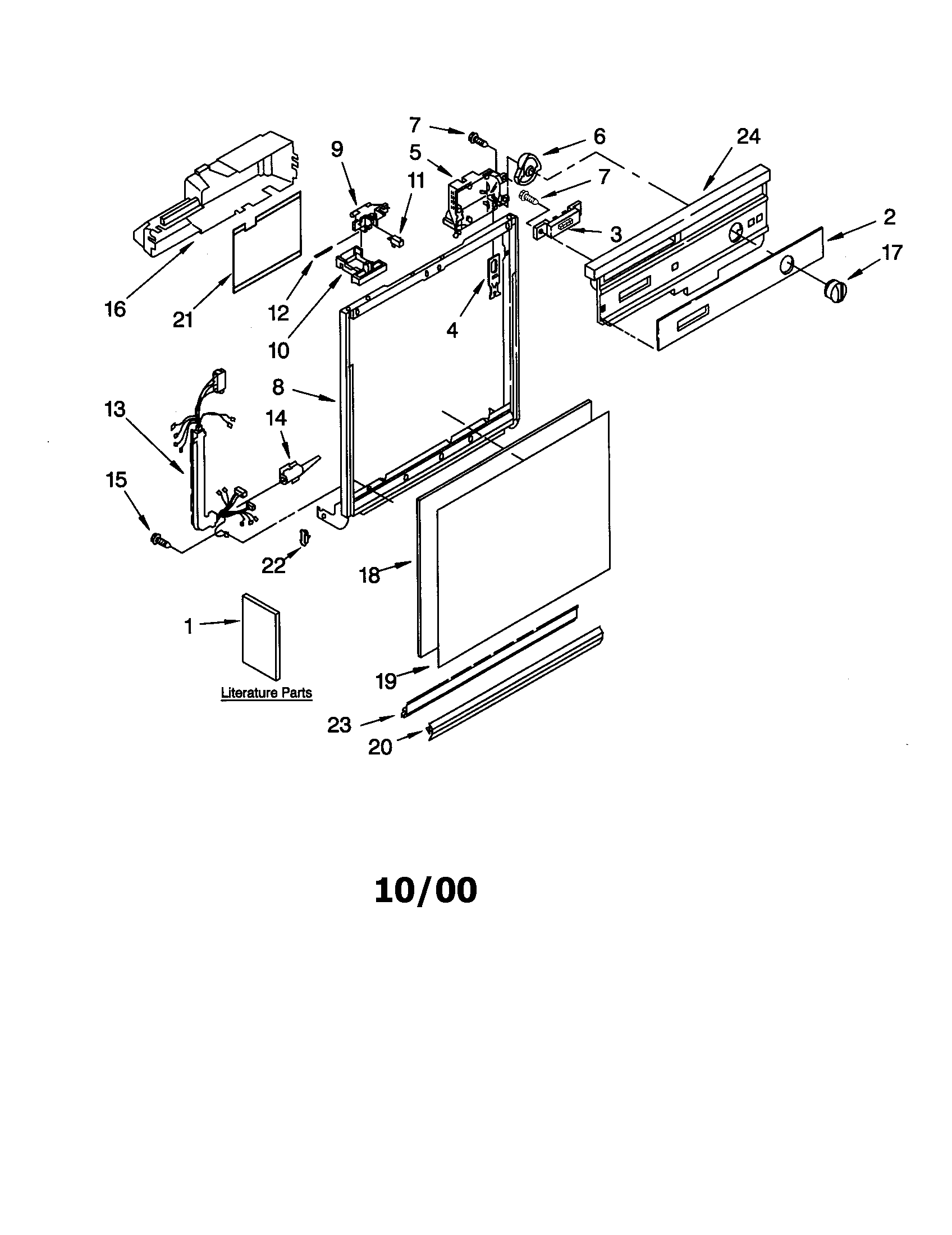 Frame and console