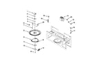 Kenmore 66569619992 magnetron and turntable diagram