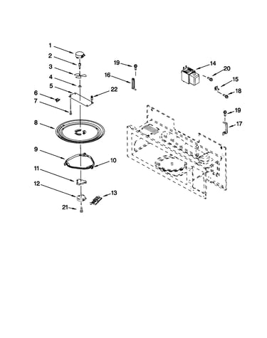 Magnetron and turntable