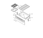 Kenmore 66575801002 drawer and broiler diagram