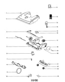 Hood-base assembly/brushroll
