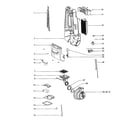 Eureka 4680AT rear-motor housing/motor diagram