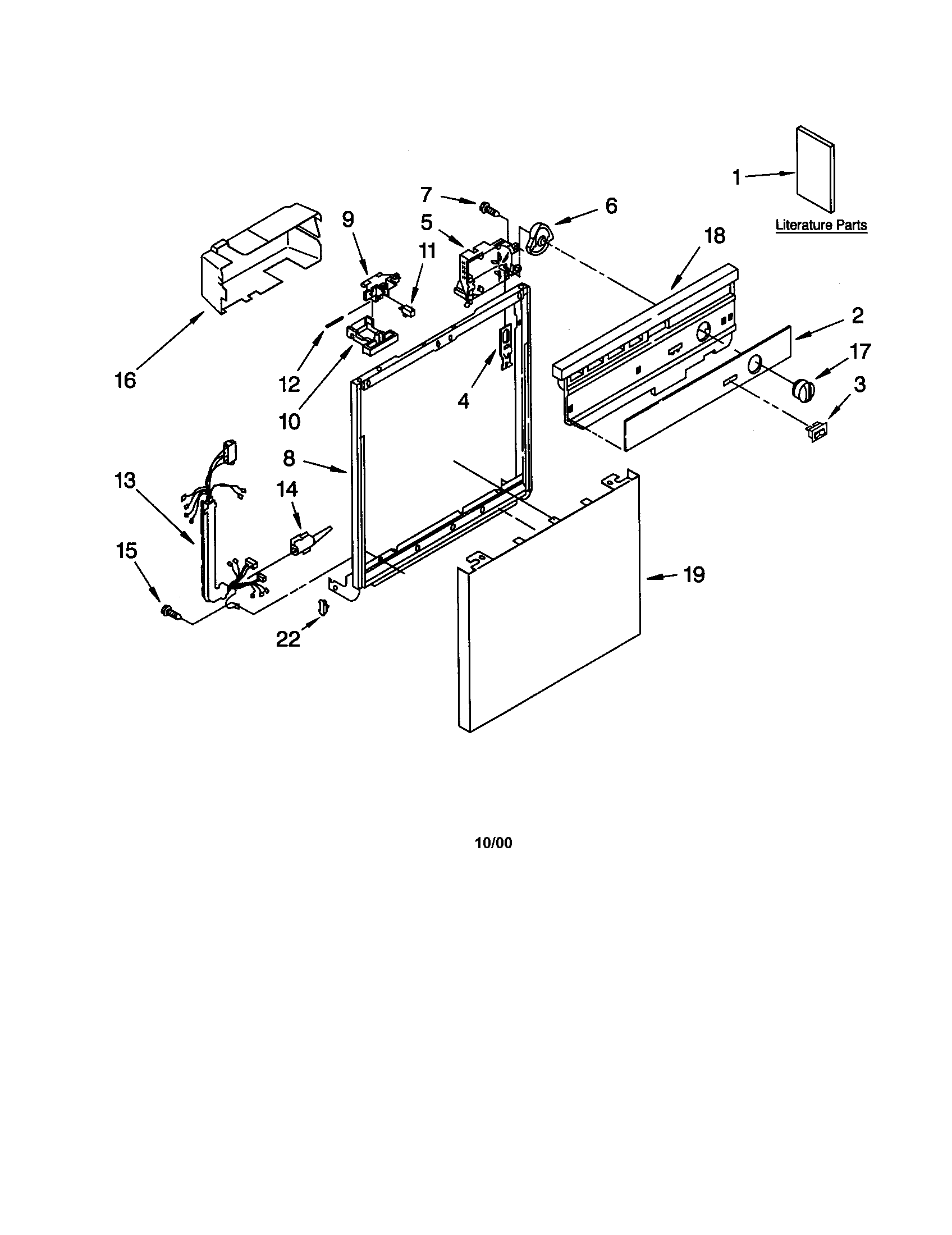 Frame and console