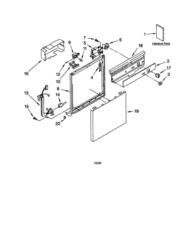 Frame and console
