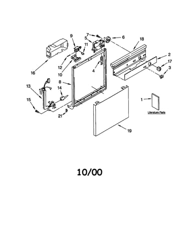 Frame and console