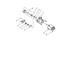 Whirlpool DU801DWGQ2 pump and motor diagram