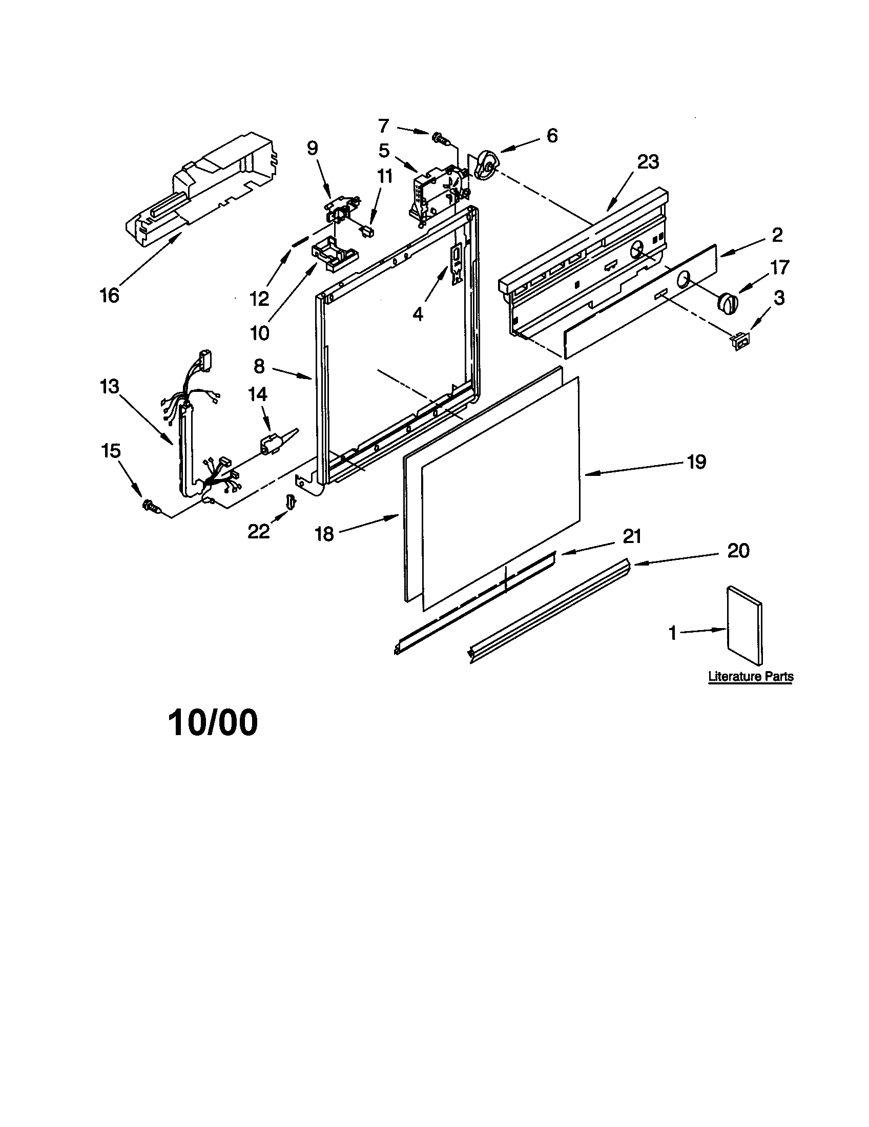 Frame and console