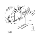 Frame and console