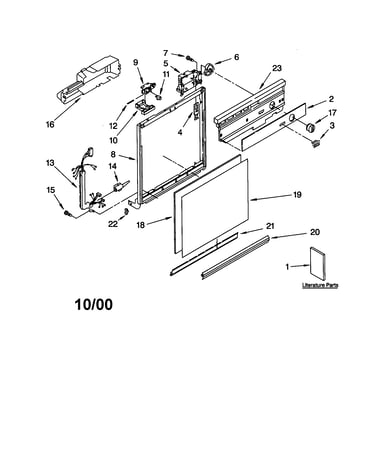 Frame and console