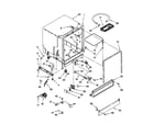 Whirlpool DU811DWGU1 tub assembly diagram