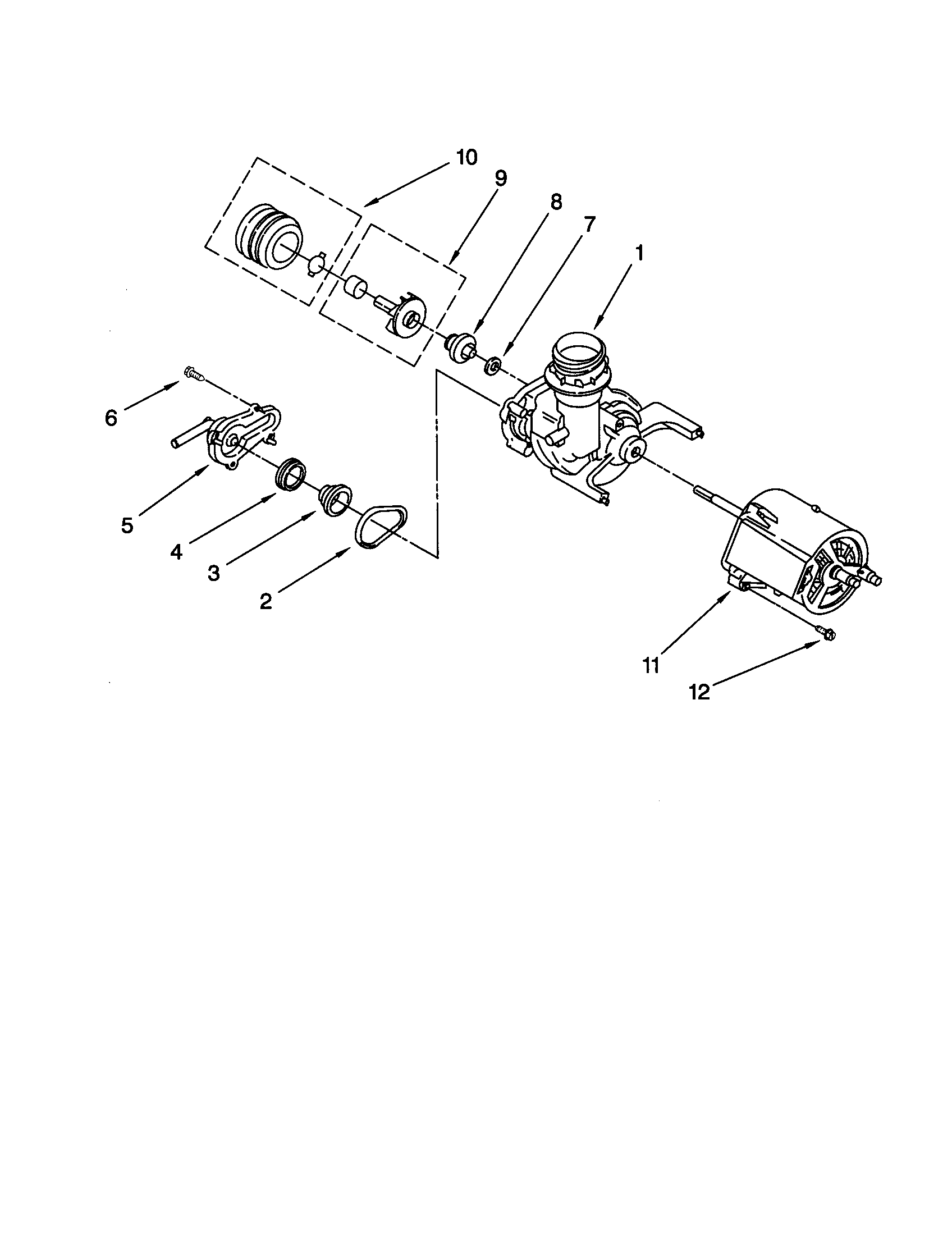 Pump and motor