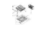 Whirlpool DU811DWGU1 dishrack diagram