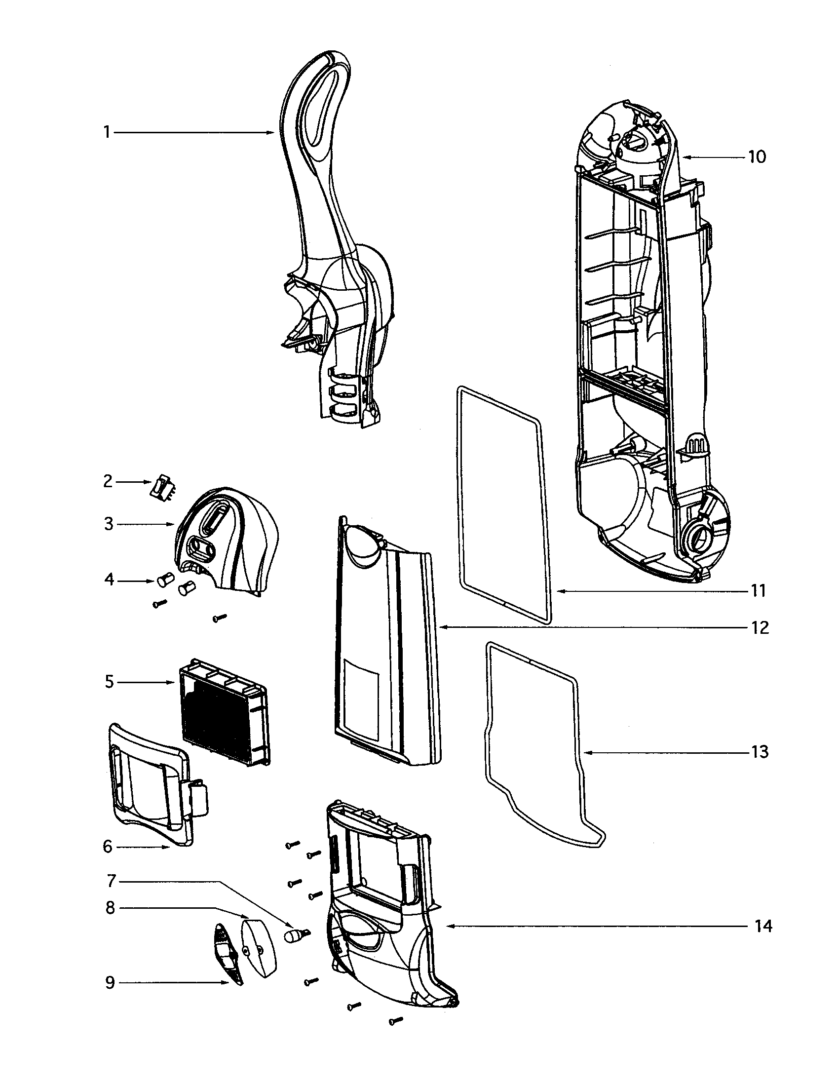 Upper handle