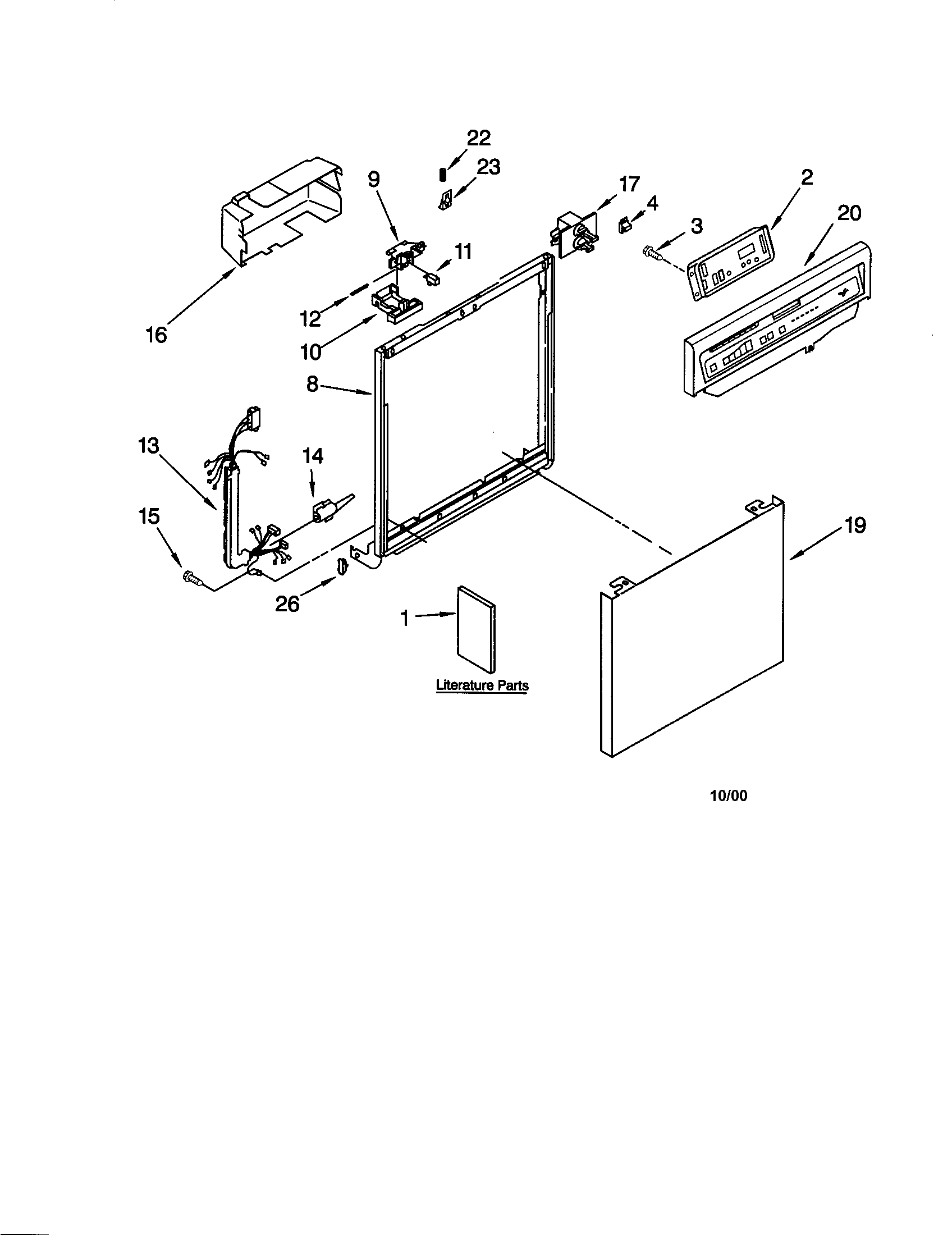 Frame and console