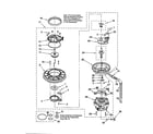 Whirlpool DU1000CGB2 pump and motor diagram