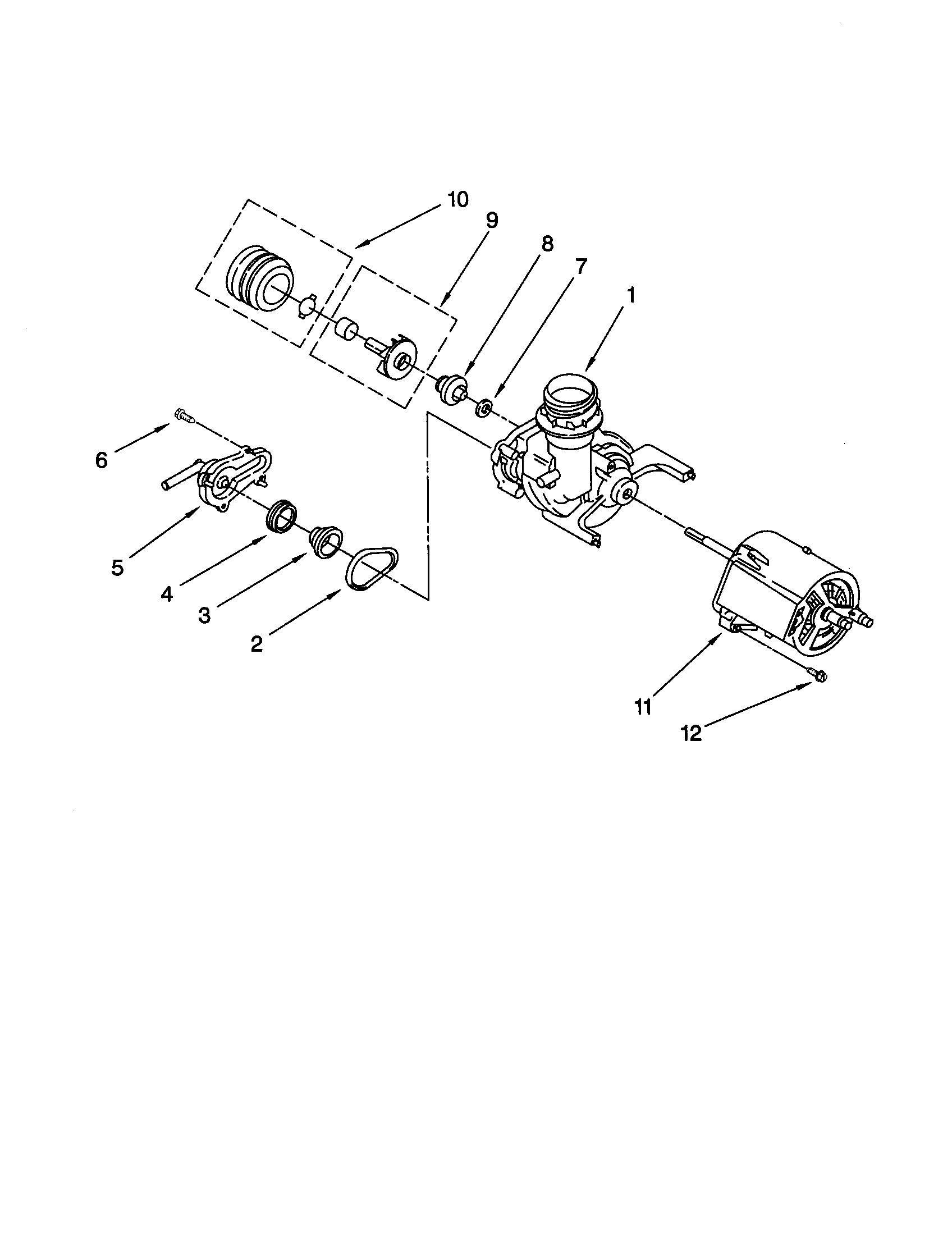 Pump and motor