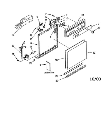 Frame and console