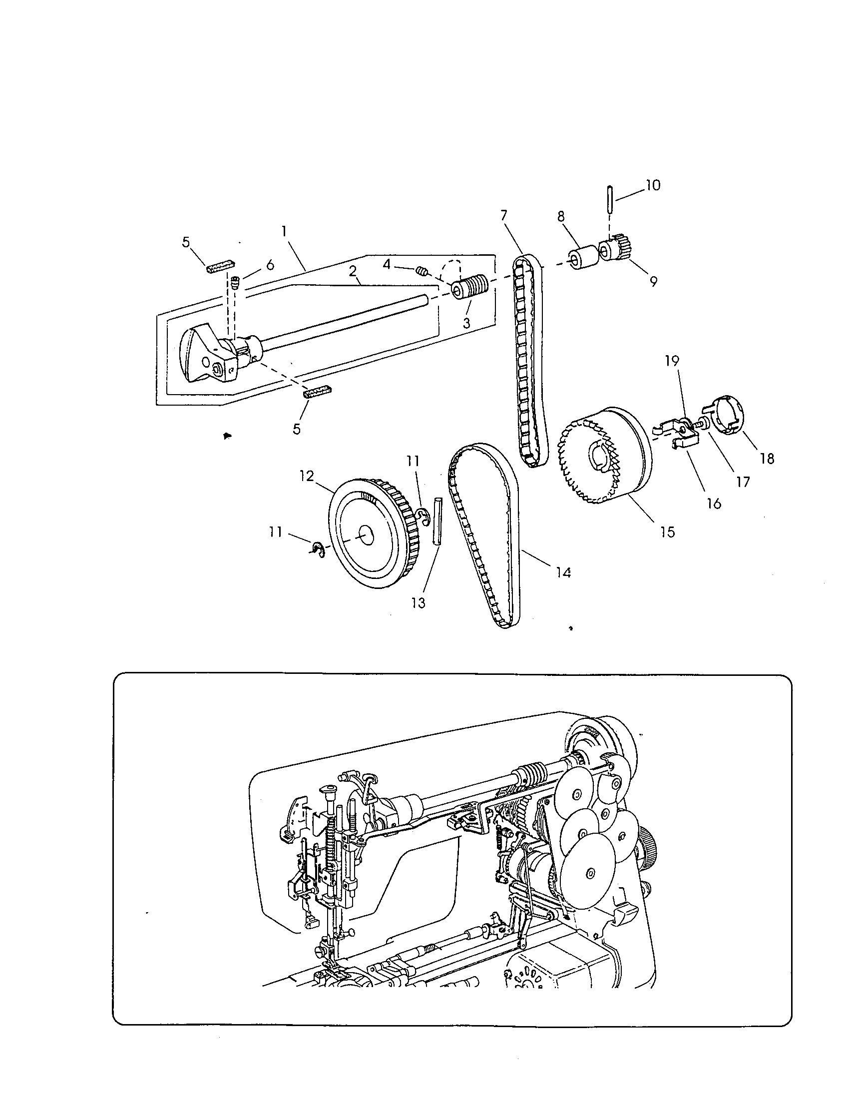 Upper shaft